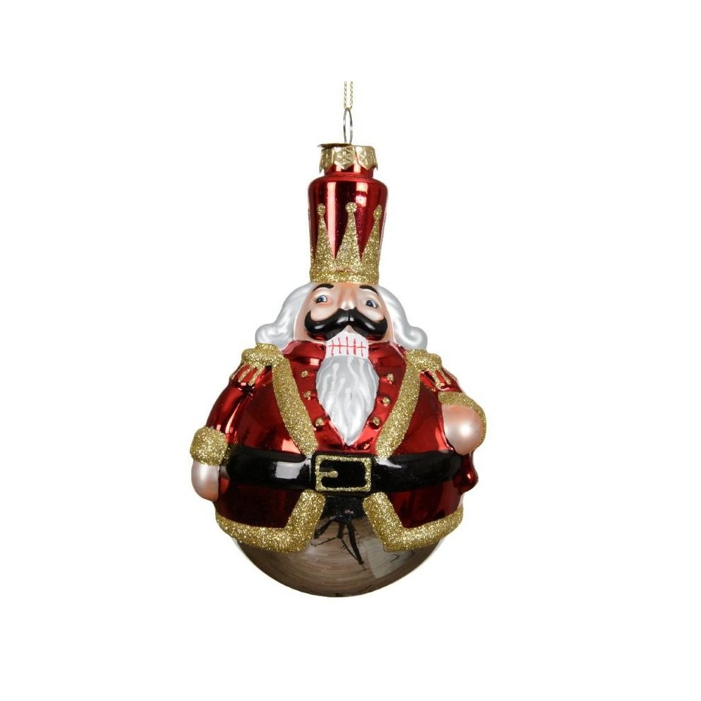 SCHIACCIANOCI VETRO H.15CM. FORMA SFERA